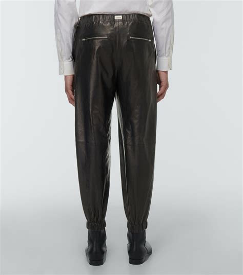 gucci leather trousers|Gucci trousers sale.